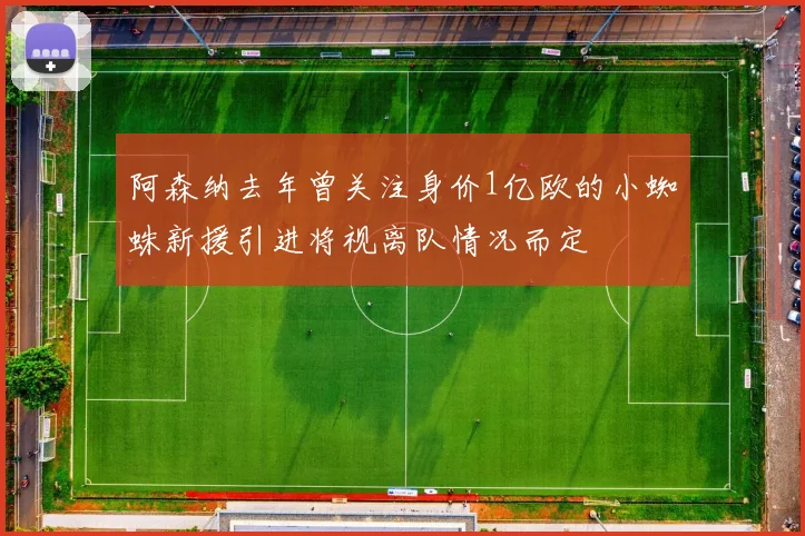 阿森纳去年曾关注身价1亿欧的小蜘蛛新援引进将视离队情况而定